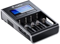 VARTA LCD Dual Tech Charger batterilader + AC-strømadapter - 4-pins mini USB-type A