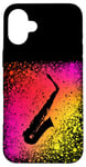 Coque pour iPhone 16 Plus Art pour Professeur Saxophone Une Saxophone Alto Génial