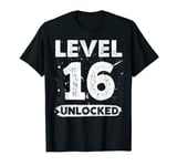 Level 16 Unlocked 16th Birthday T-Shirt