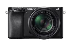 Appareil photo hybride Sony Alpha A6100 noir + objectif Sony E PZ 16-50 mm f/3.5-5.6 OSS + objectif Sony E 55-210 mm f/4.5-6.3 OSS