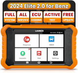 LAUNCH X431 Elite V2.0 for Benz OBD2 Full System Code Reader, All Functions, Bi-Directional Car Diagnostic Tool for Benz/Maybach/Sprinter, ECU Coding Key Programming OBDII Scanner Free Update