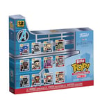 Funko Bitty Pop! Marvel: Infinity Saga 12pc Multipack - 2.2 Cm - Marvel ComicsCollectionnable - Étagère Empilable Incluse - Idée de pour Sac Surprise de Fête - Movies Fans