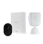 Pack Arlo composé de : Caméra Ultra 4K Hdr Avec Station D'Acceuil et Support Aimanté Blanc Conçu Pour Arlo Ultra Et Pro3