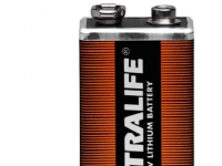 Ultralife 9V Lithium (U9VL-J), Engångsbatteri, 9V, Litium, 9 V, 1 styck, Brun, Silver