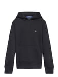 Ralph Lauren Kids Seasonal Fleece-Ls Po Hood-Tp-Knt Svart