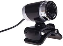 Sourcingmap Webcam USB HD 480 p avec micro pour ordinateur PC portable Webcam 360 degrés