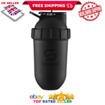 ShakeSphere Tumbler Protein Shaker Bottle 24oz Capsule Shape Mixing Matte Black