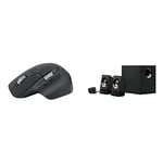 Logitech MX Master 3S - Wireless Performance Mouse, Graphite & Z533 multimedia speaker system black