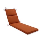 Oreiller Perfect Coussin de Chaise pour intérieur ou extérieur, Cinnabar Burnt Orange, 72.5 in. L X 21 in. W X 3 in. D