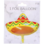 Pictura Sombrero folieballong | 1 pcs