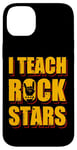 Coque pour iPhone 14 Plus J'enseigne le rock aux stars du rock, professeur de musique, Rock On Graphic