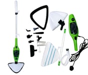 11 in 1 1300W Hot Steam Mop Cleaner Floor Carpet Window Washer Hand Steamer Four Settings -Low, Medium, High And Hot Spray