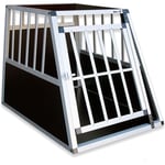 Maxxpet - Cage pour Chien 65x91x69 cm - Caisse De Transport pour Chien Pliable - 1 Porte - Cage Chien Voiture en Aluminium Pro - pour Chien Et Chat