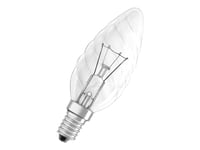 Osram Classic Bw - Glödlampa - Form: Vridet Ljus - Klar Finish - E27 / B22d - 11 W - Klass G - 2700 K