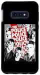 Coque pour Galaxy S10e Logo du groupe The Police Red Repeat