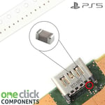 Pack of 10 HDMI Port Capacitor Ceramic Cap 0201 100nF for Sony PlayStation 5 PS5