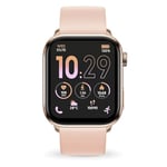 Ice-Watch - ICE smart 3.0 Rose gold Nude 1.78 AMOLED GPS - Montre connectée rectangulaire rose-gold pour femme avec bracelet en silicone - 024303 (1.78 pouces)