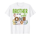 Brother Of The Wild One 1st Birthday Safari Jungle Family T-Shirt