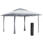 4 x 4m Outdoor Pop-Up Canopy Tent Gazebo Adjustable Legs Bag