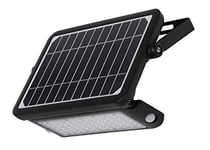 Voltman VOM069211 VOM69211-Applique Solaire déporté-Modèle Eko-Noir-1080 Lm-4000 K-IP65-Avec détecteur, Noir