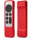 Rouge ¿¿tui R1 Compatible avec Apple TV 4K Siri Remote 3e G¿¿n¿¿ration (2022) et 2e G¿¿n¿¿ration (2021) - Technologie Aimant¿¿e",