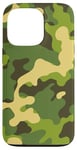 Coque pour iPhone 13 Pro Jaune Old School Hunters Camo Northern Spring Style