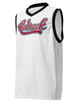 Redneck Script Basketball Jersey Vit/Svart