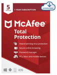 McAfee Total Protection 1 Year, 5 Devices Digital Download