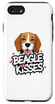 Coque pour iPhone SE (2020) / 7 / 8 Beagle Kisses Cute Dog Lover Womens Beagles Mom