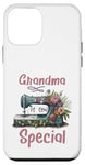 Coque pour iPhone 12 mini Grandma is Sew Spécial Machine à coudre Fleur Fête des Mères