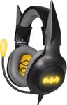 Casque De Jeu Batman Avec Oreilles Dark Knight Détachables, Câble Et Lumière Led Rvb Pour Playstation 5, Ps4, Xbox Series X/S, Xbox One, Nintendo Switch, Pc, Mac