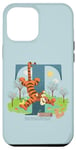 Coque pour iPhone 15 Plus Disney Monogramme Winnie l'ourson Lettre T pour Tigrou