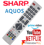 New Remote Control for Sharp 4K TV - LC-40UK7552KF / LC-50UK7552KF / KE