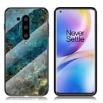 OnePlus Fantasy Marble 8 Pro kuoret - Smaragdi Vihreä