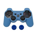 Bleu - Housse De Protection En Silicone Pour Manettes Sony Ps3/Ps2, Étui De Protection En Caoutchouc Pour Manette De Jeu Playstation 3