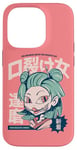 Coque pour iPhone 14 Pro Kuchisake Onna, horreur japonaise, Yokai, anime, folklore japonais