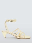 AND/OR Iris Leather Feature Heel Strappy Low Sandals