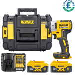 Dewalt DCF887 18V XR Impact Driver + 2 x 5ah Batteries, Charger & T-Stack Case