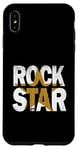 Coque pour iPhone XS Max University Varsity-Gold Rock Star Varsity-Gold