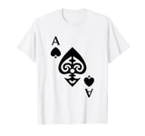 Ace of Spades Costume T-Shirt Halloween Deck of Cards Tee