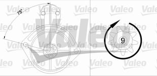 Startmotor Valeo - Nissan - King-cab, Terrano, King-van. Ford - Maverick