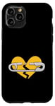 Coque pour iPhone 11 Pro University Varsity-Gold Healing In Progress Varsity-Gold