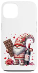 iPhone 13 Wine Gnome With Valentines Chocolate For Valentines Day Case