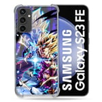 Cokitec Coque Renforcée pour Samsung Galaxy S23 FE Manga Dragon Ball Sangohan Duo