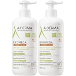 A-DERMA EXOMEGA CONTROL Lait émollient anti-grattage 2x400 ml