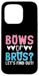 Coque pour iPhone 15 Pro Bows Or Bros Découvrons le sexe : Parent, papa, maman