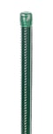 Alberts 609023 Tuteur universel | pour petit grillage souple et fil d'attache | surface striée | plastifié vert | longueur 1250 mm | Ø poteau 9 mm