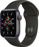 Apple Watch SE 40mm GPS+Cellular (space grey alu/svart sportarmband)