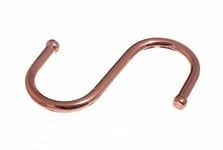 5 x Quality COPPER S HOOKS, Utensil Hooks, Kitchen/garden/Pot And Pan Hooks