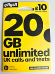 giffgaff Triple SIM card